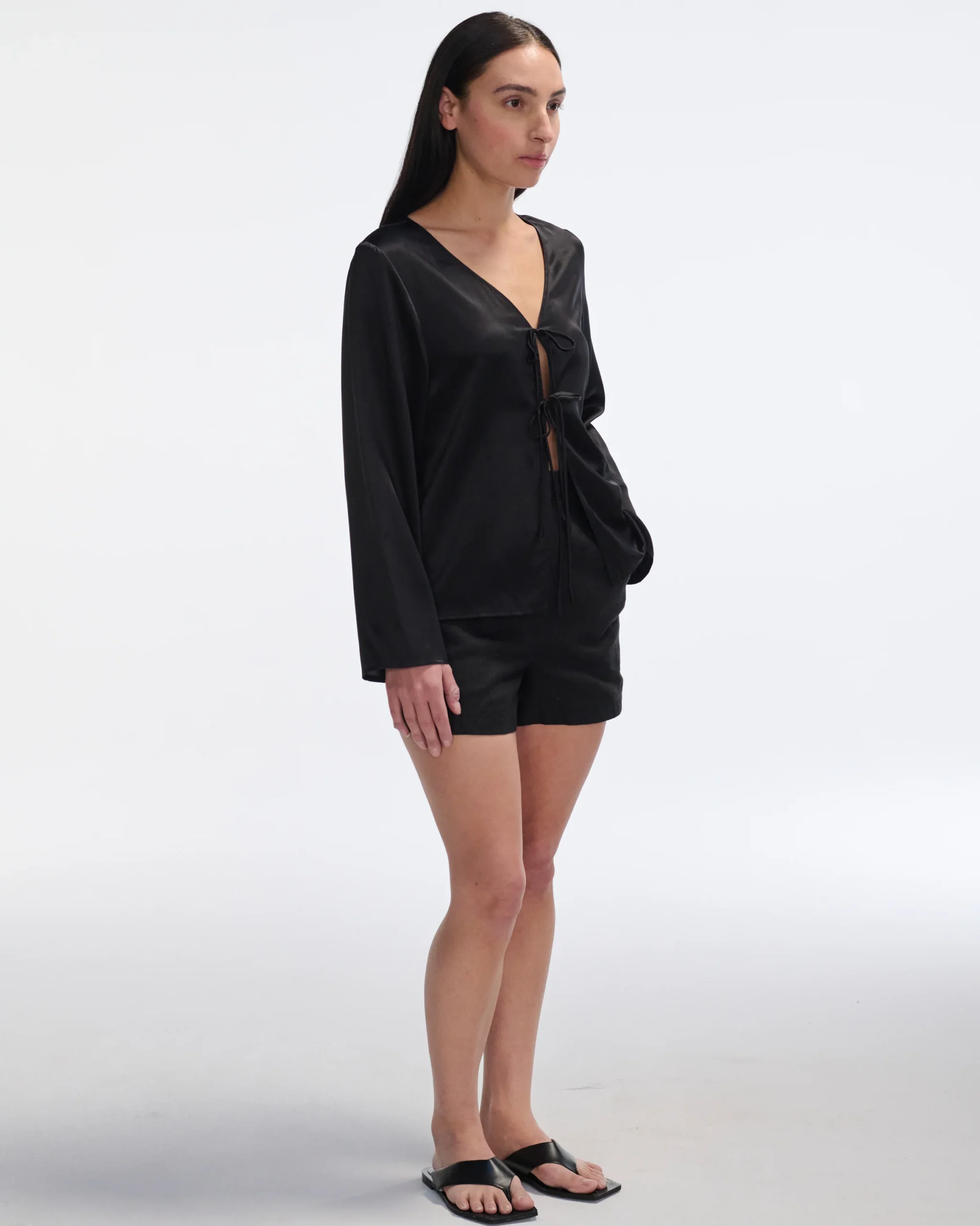 Silk Tie Shirt - Image 2