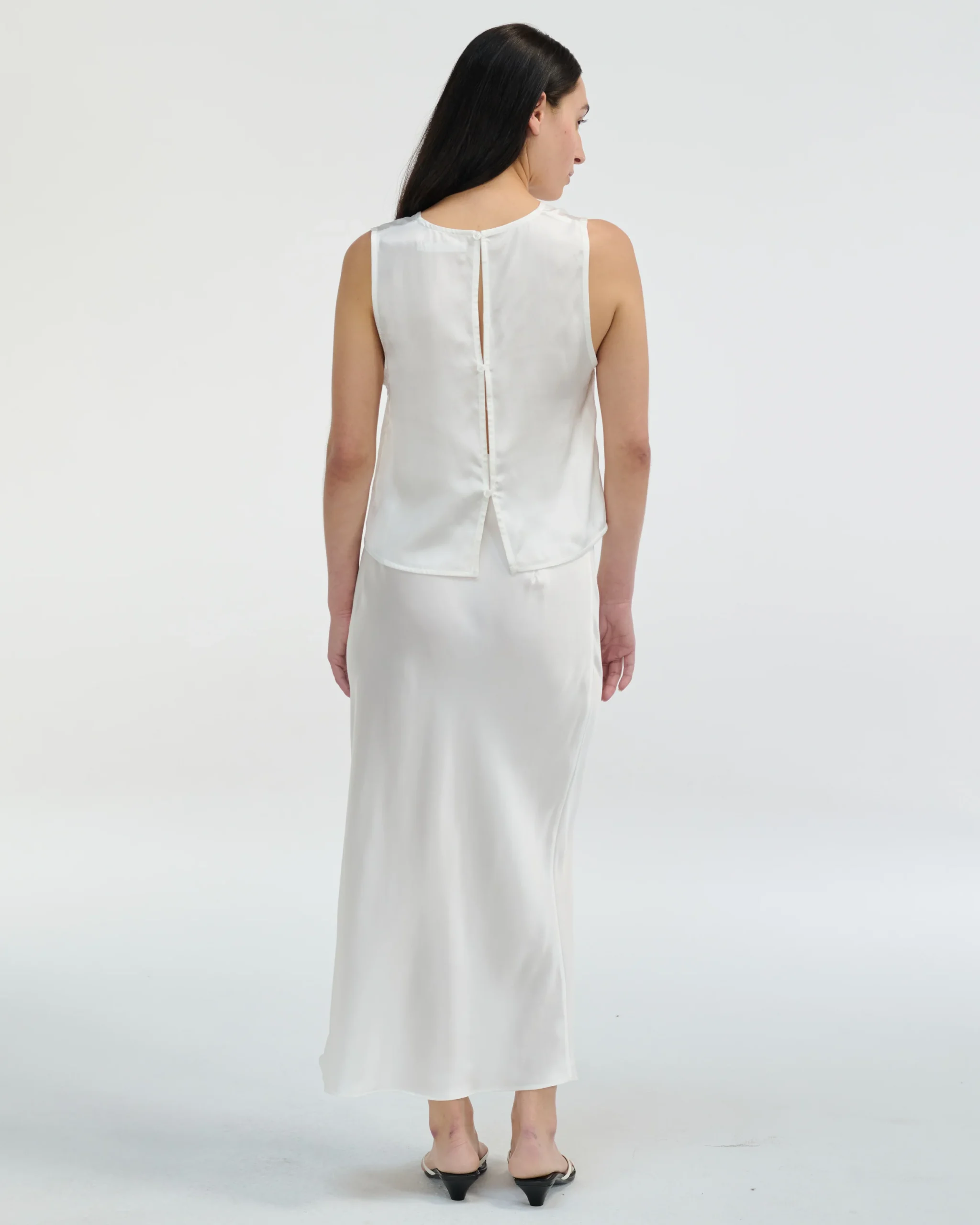 Silk Bias Skirt - Image 3