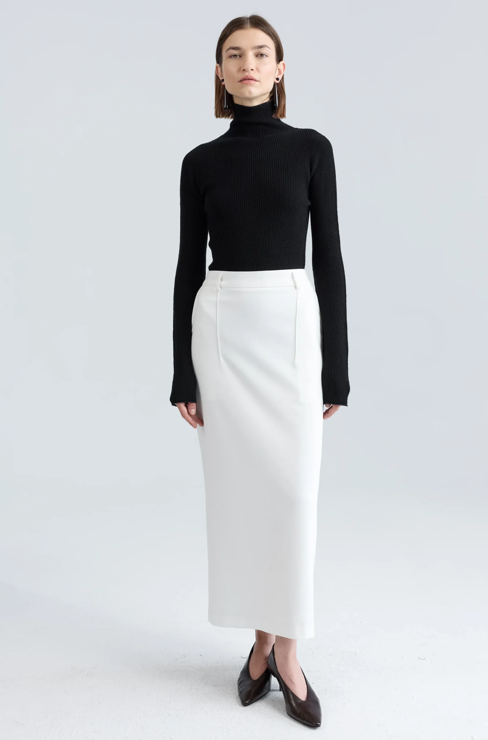 Slim Ribbed Turtleneck - Image 3