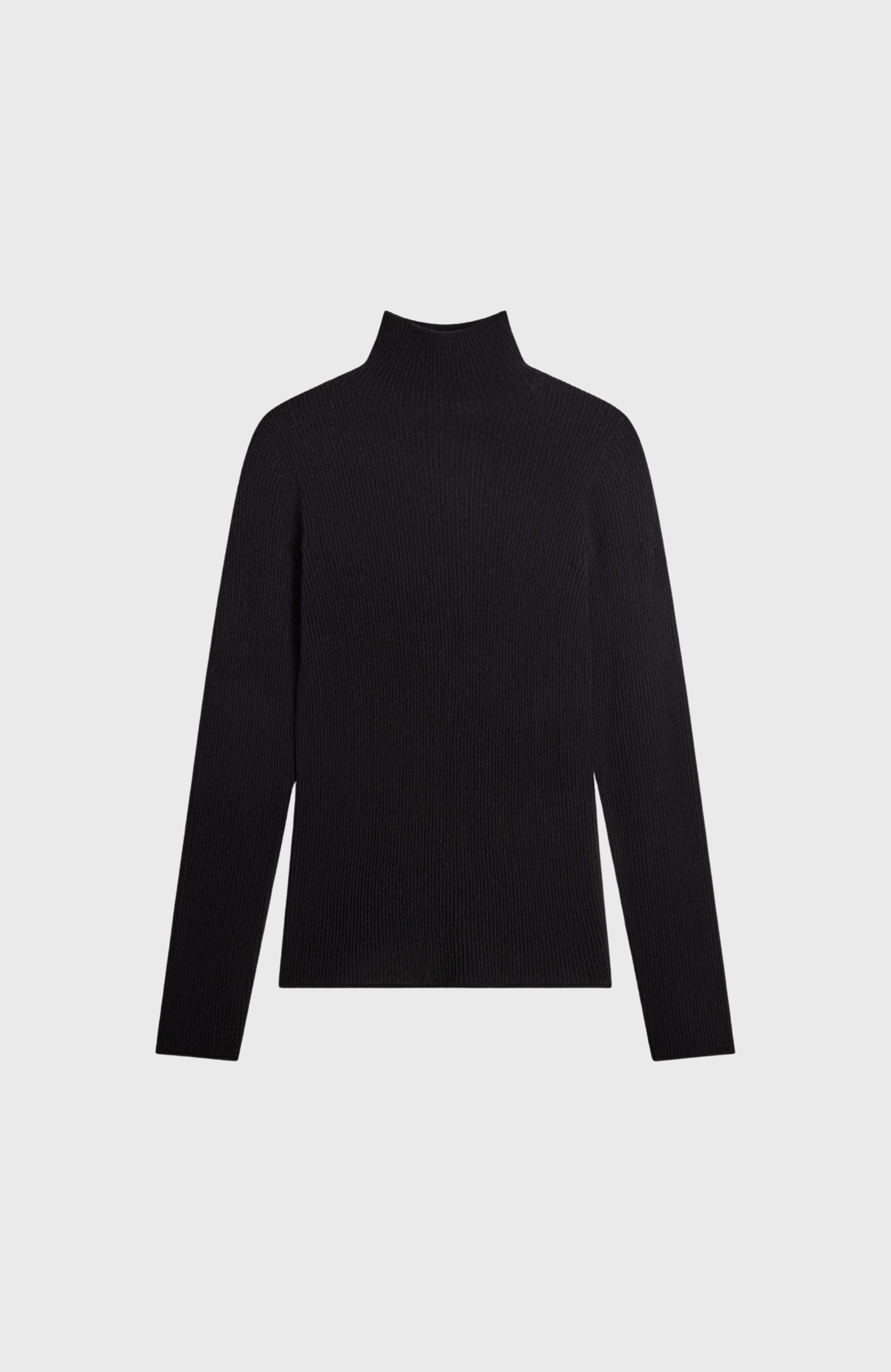 Slim Ribbed Turtleneck - Image 6