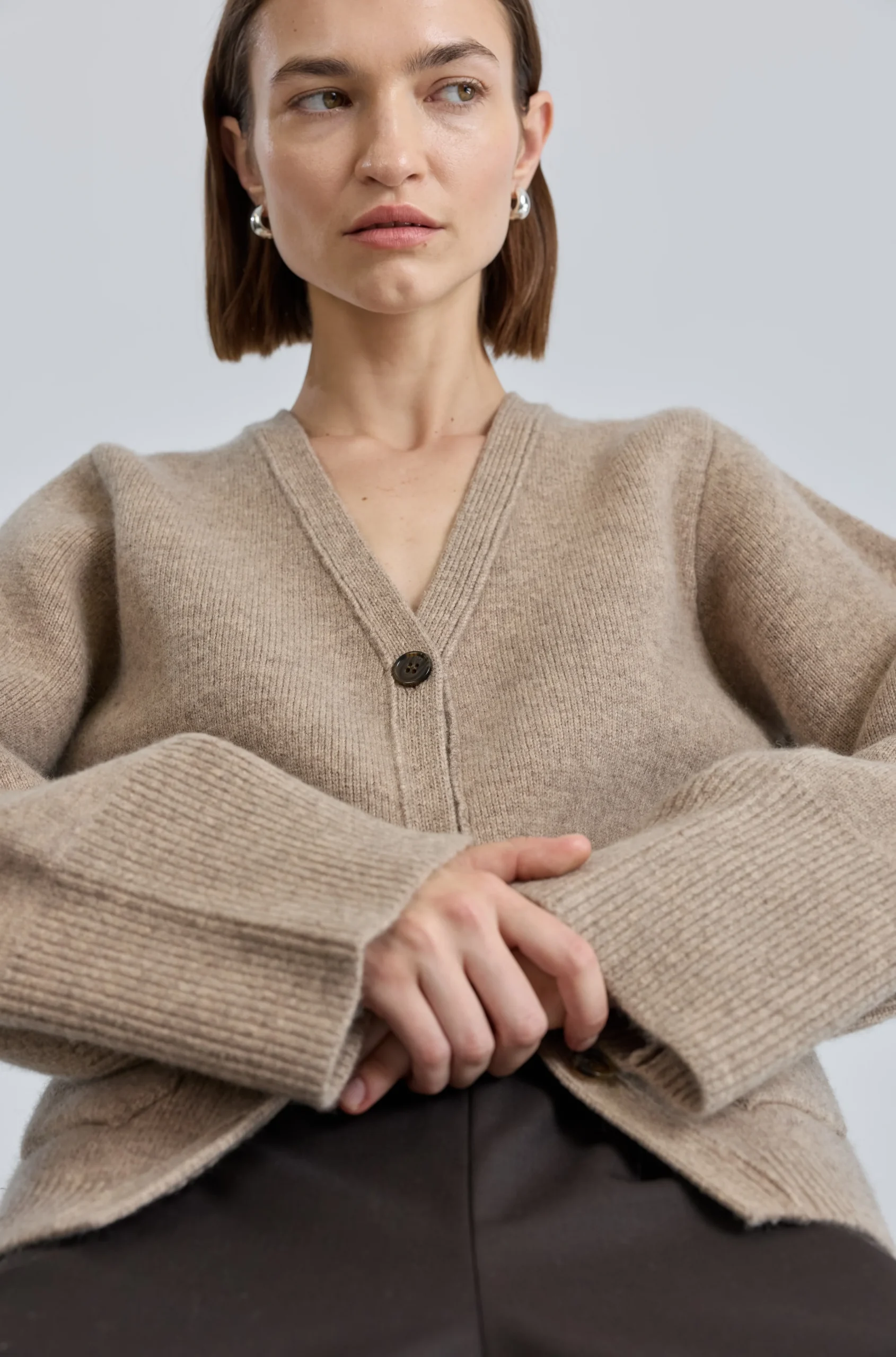 V Neck Cardigan - Image 4