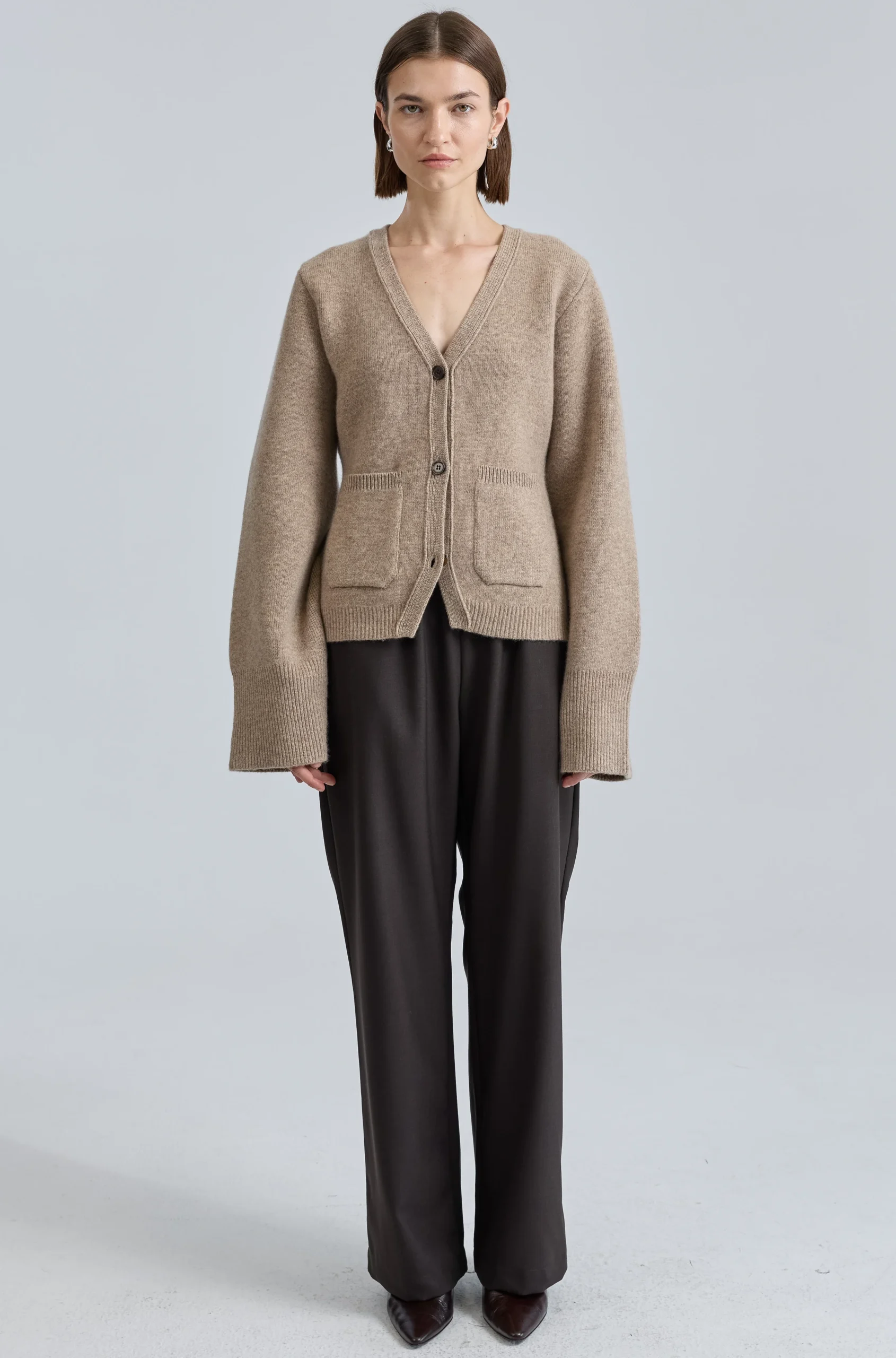 V Neck Cardigan - Image 6