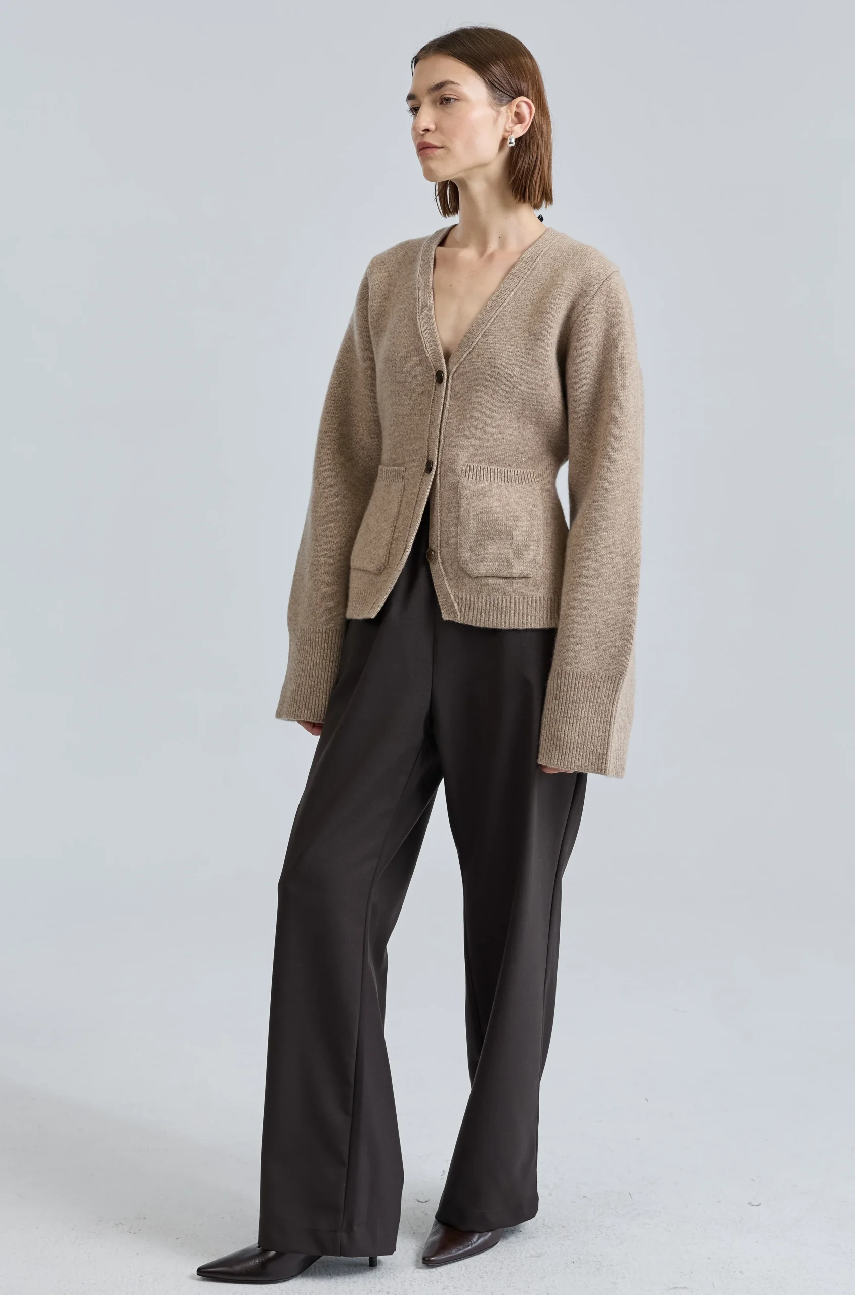 V Neck Cardigan - Image 7