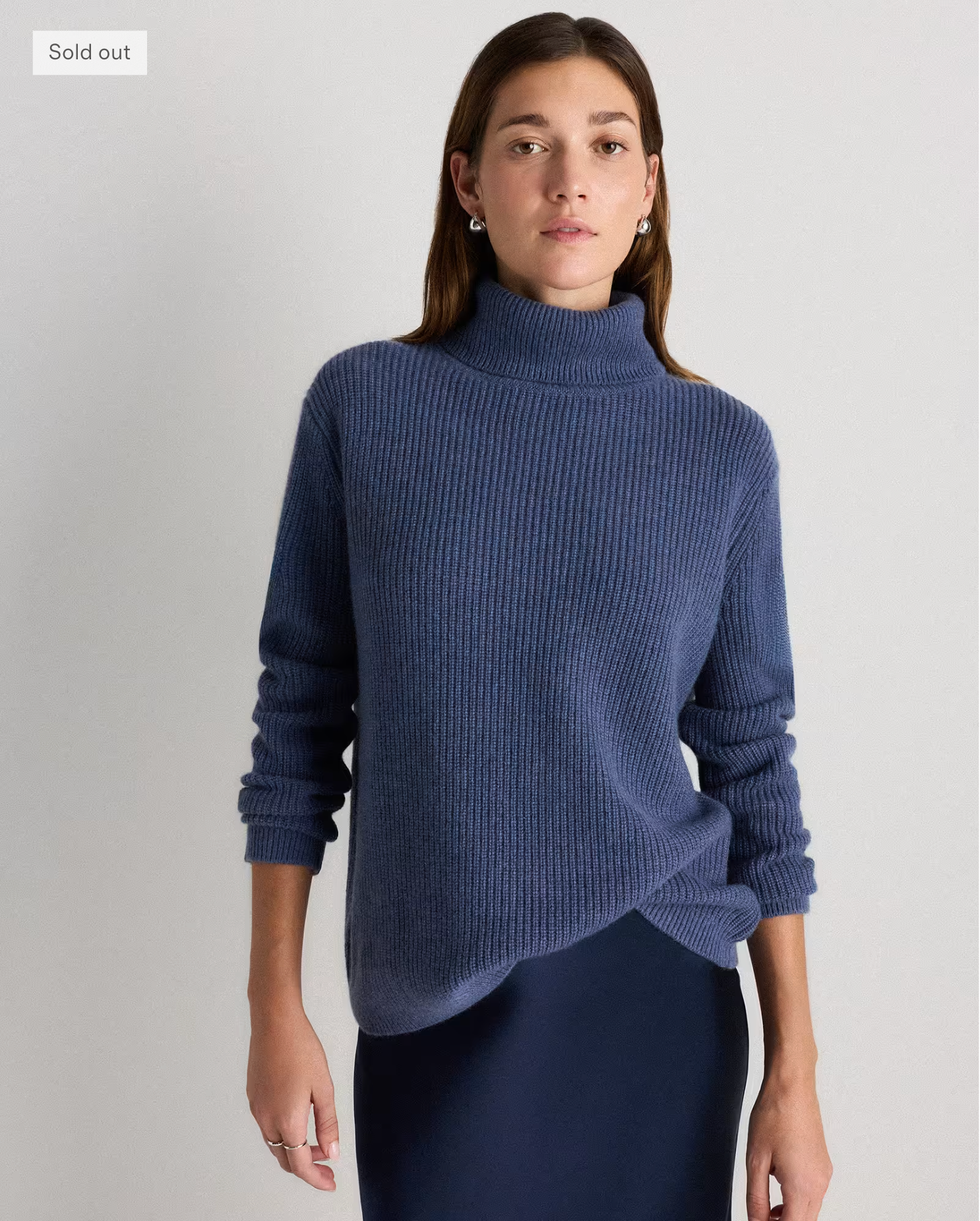 Mongolian Cashmere Fisherman Turtleneck Sweater - Image 14