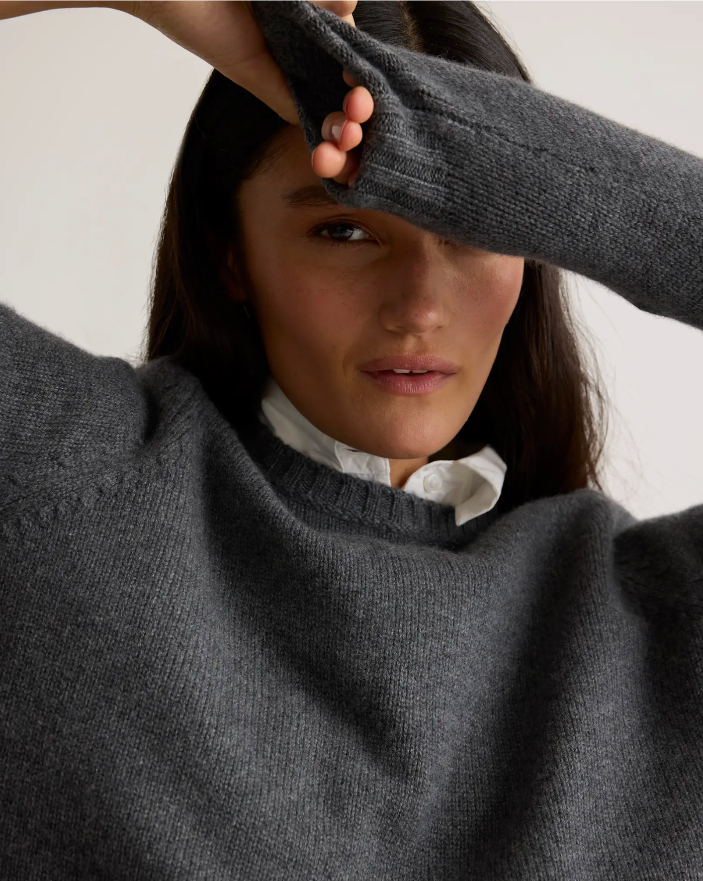 Luxe Baby Cashmere Crewneck Sweater - Image 4