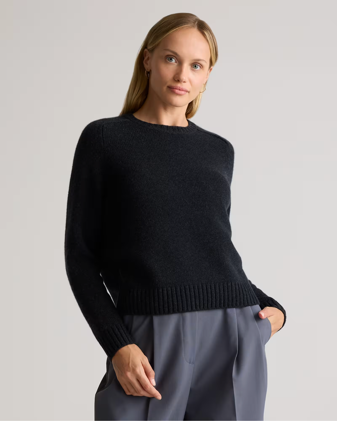 Luxe Baby Cashmere Crewneck Sweater - Image 8