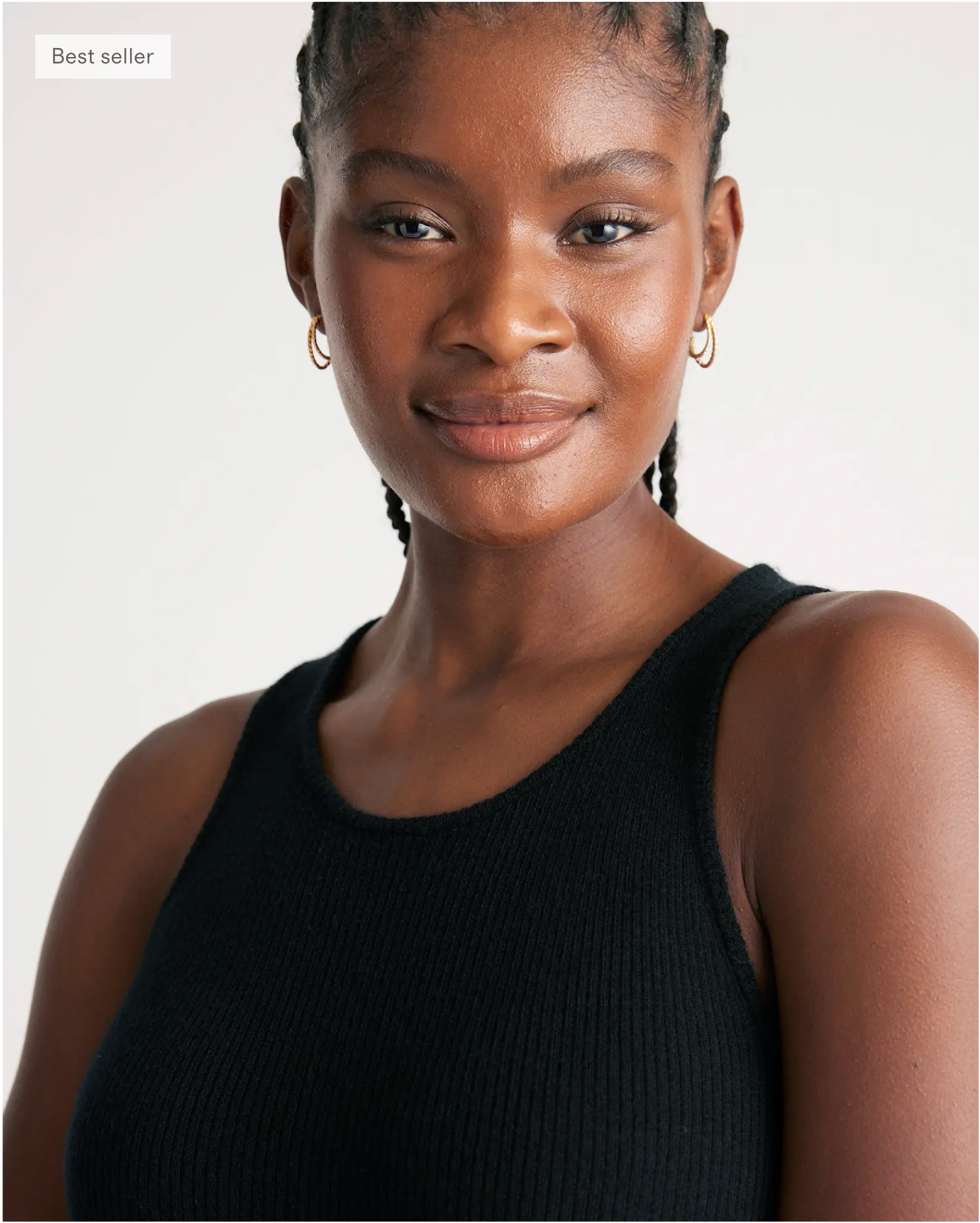 Featherweight Cashmere Ribbed Tank - Image 5