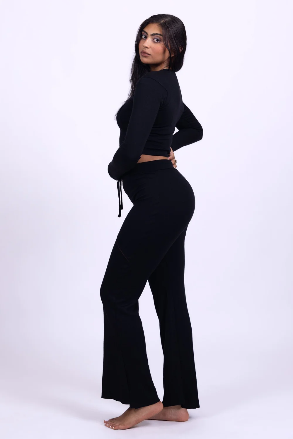 Black Obsidian Merino Wool Shirt - Image 2