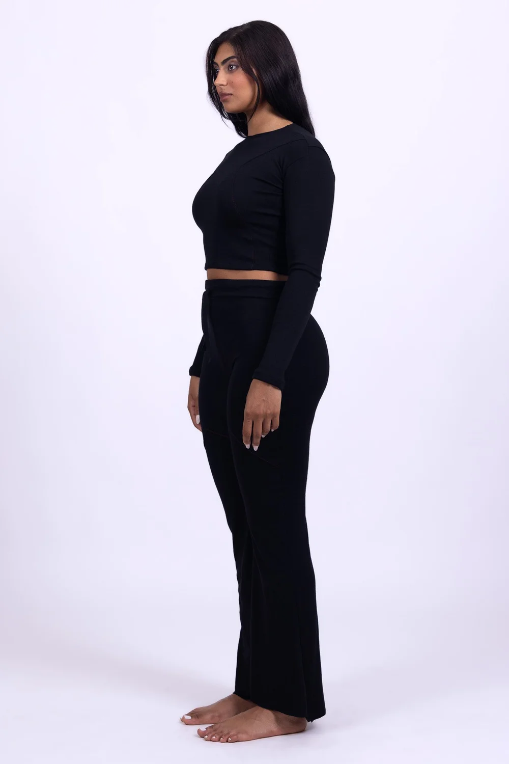 Black Obsidian Merino Wool Shirt - Image 4