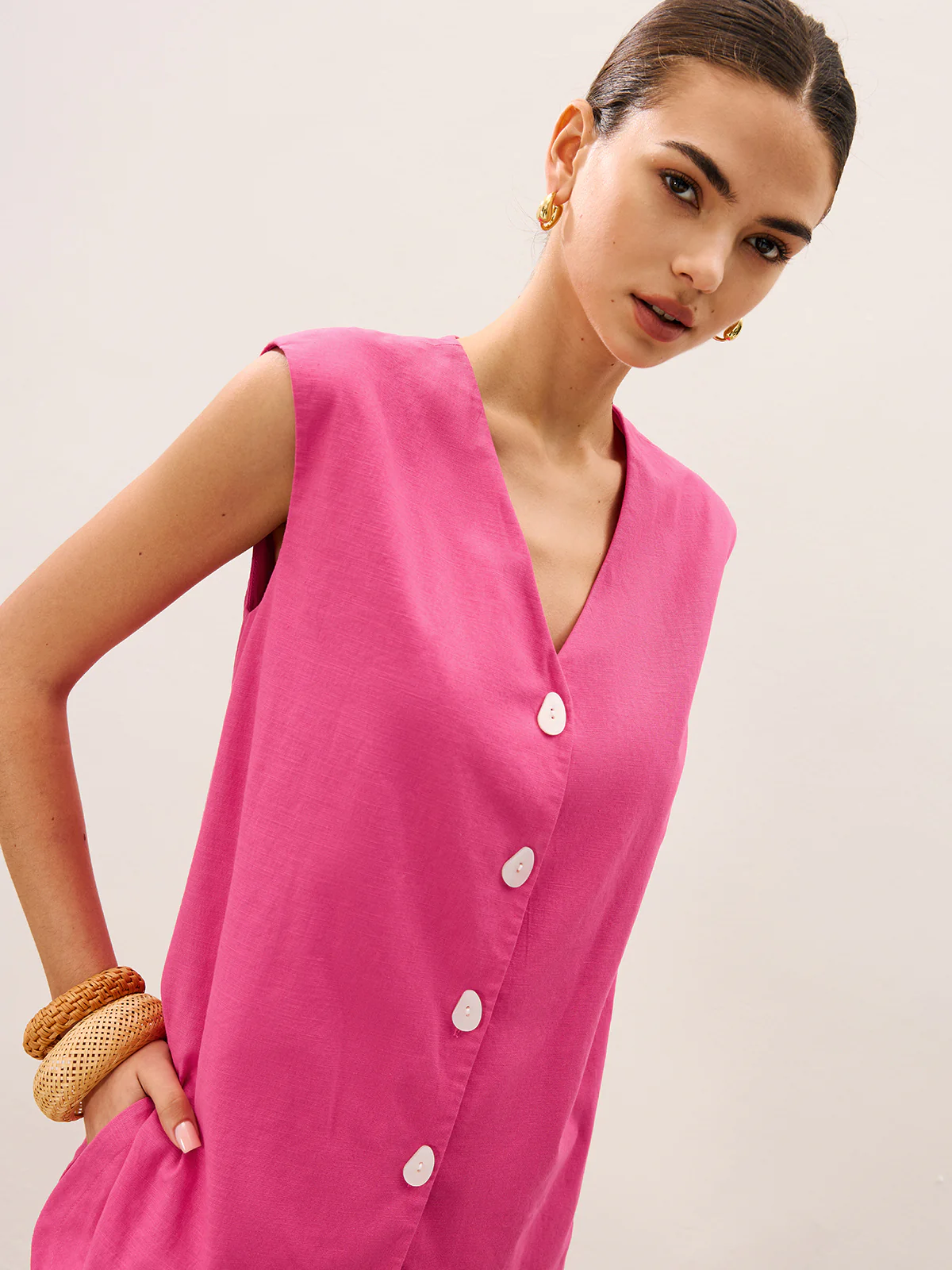 Linen & Cotton Shorts Set - Image 5