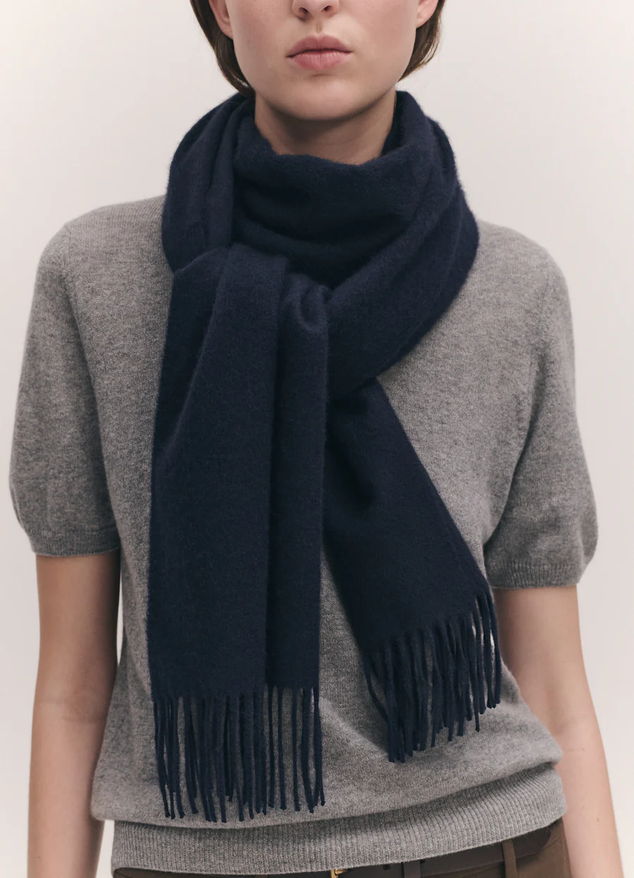 Fringed Cashmere Scarf - Image 5