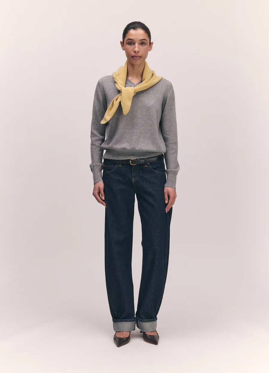 Skye Cashmere V-Neck - Image 2