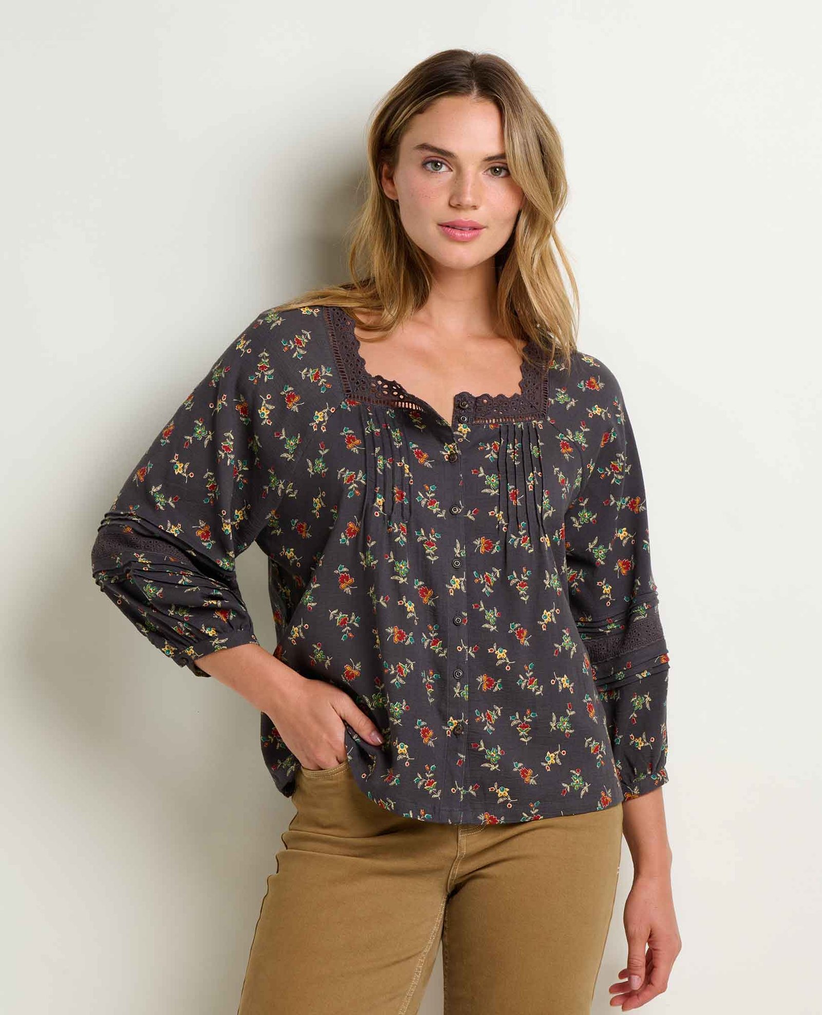 Manzana Peasant Long Sleeve Shirt - Image 6