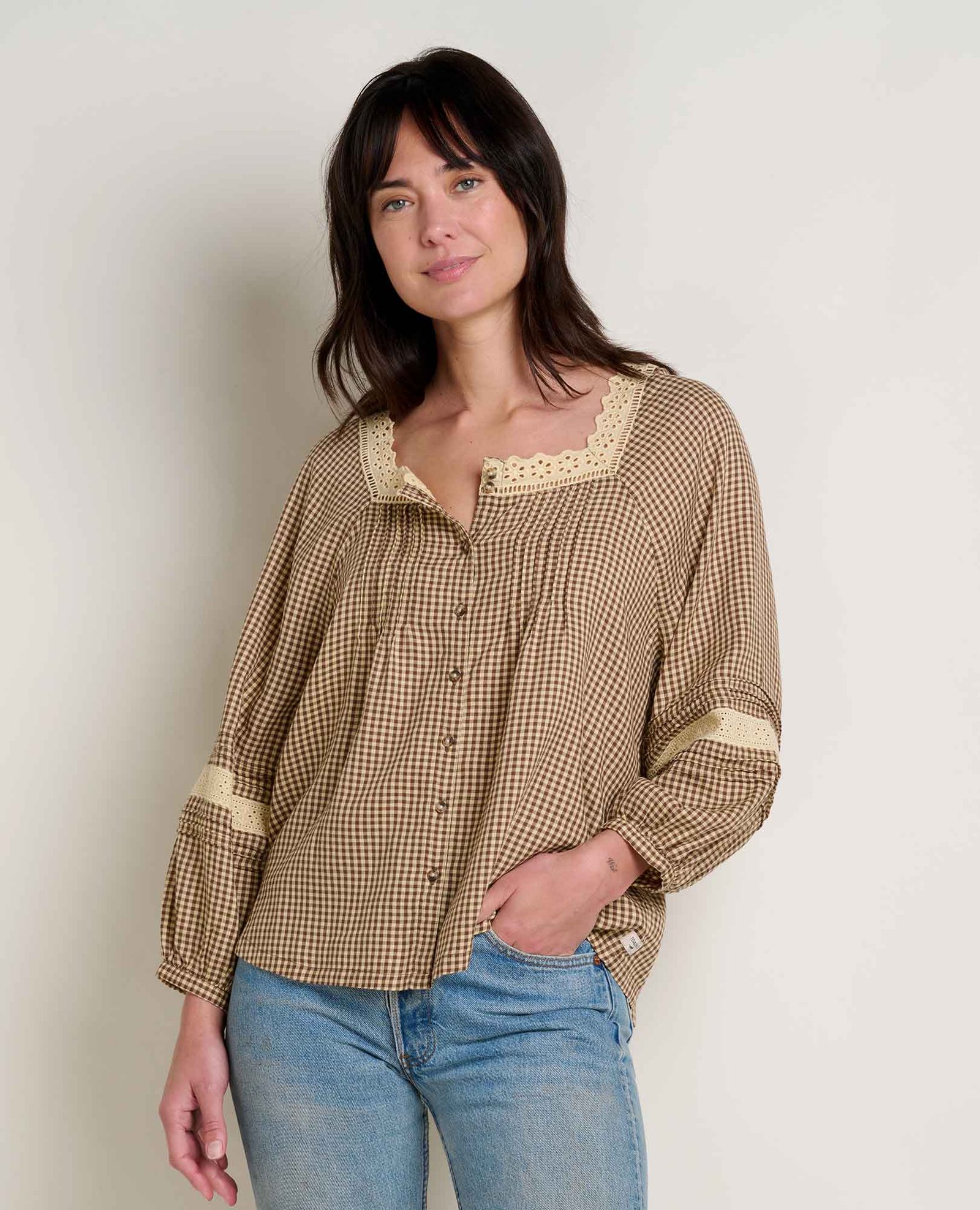 Manzana Peasant Long Sleeve Shirt - Image 8